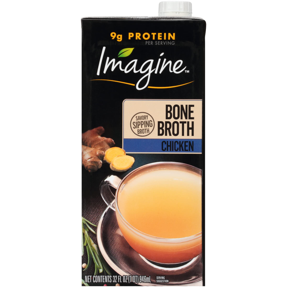 Organic Chicken Bone Broth 32 Oz (Pack of 12) R277