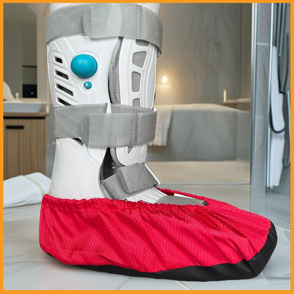 Walking Boot Covers 2 pcs Waterproof Anti-slip Washable Large Y99442