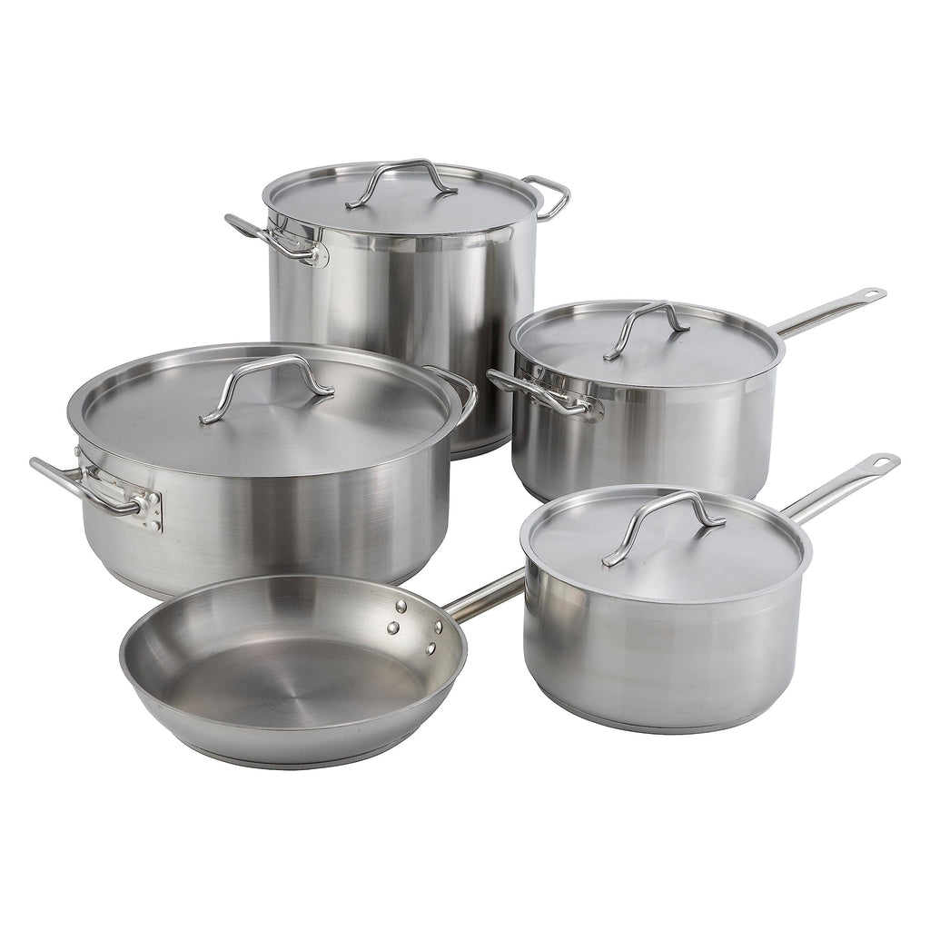 30 qt Stainless Steel Brazier with Lid J5640