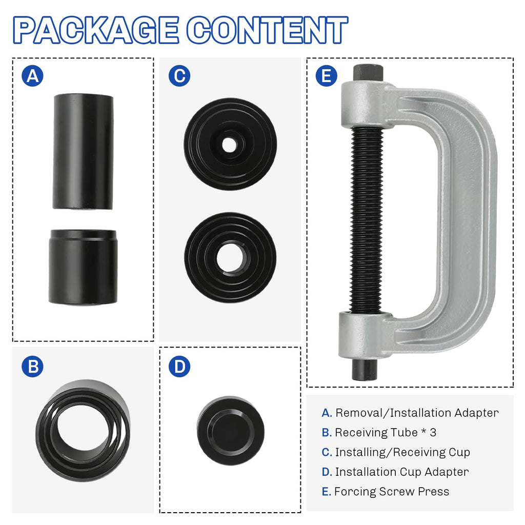 Ball Joint Press and U Joint Removal Tool Kit U7549