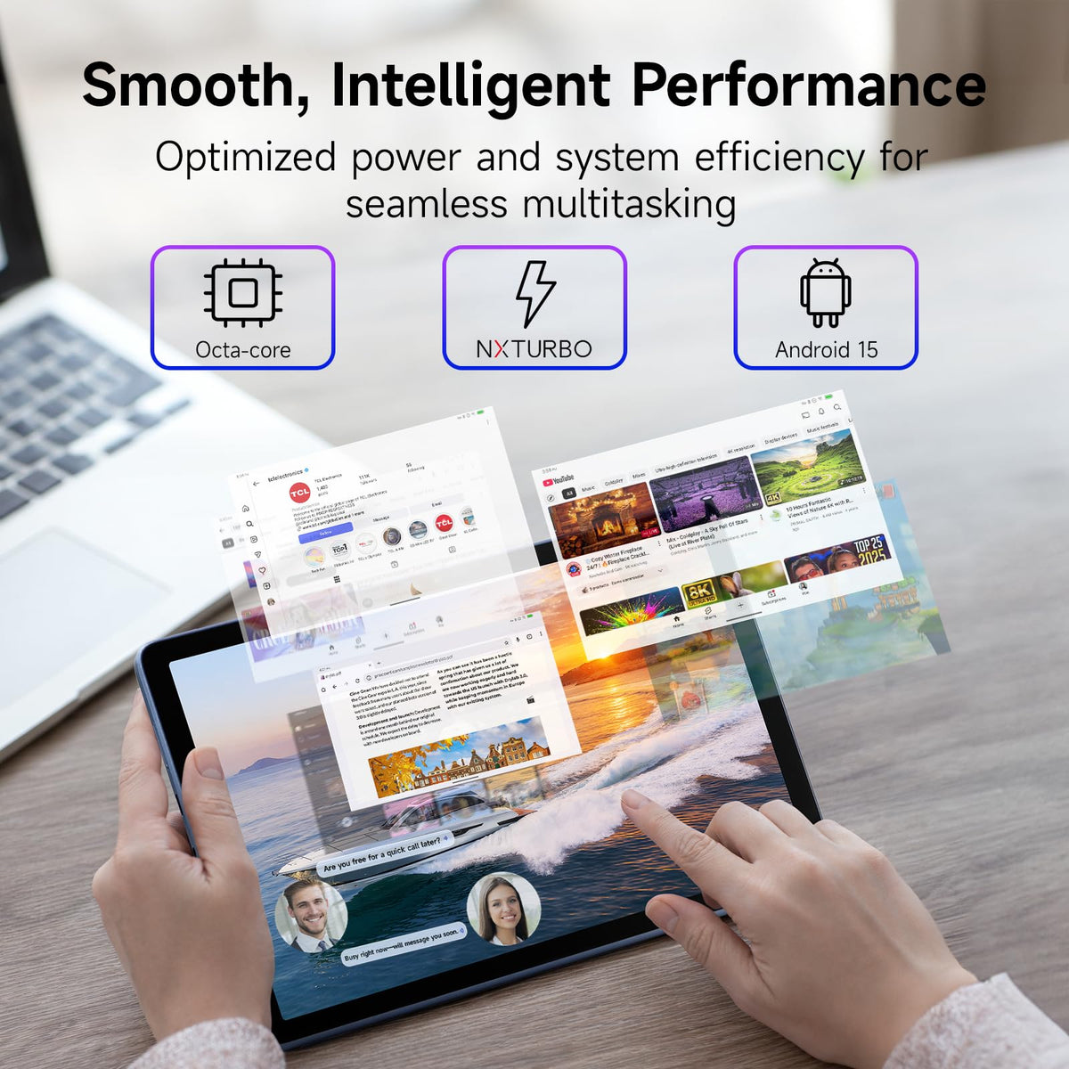 Android Tablet 10.1" FHD Display 4+128GB D364