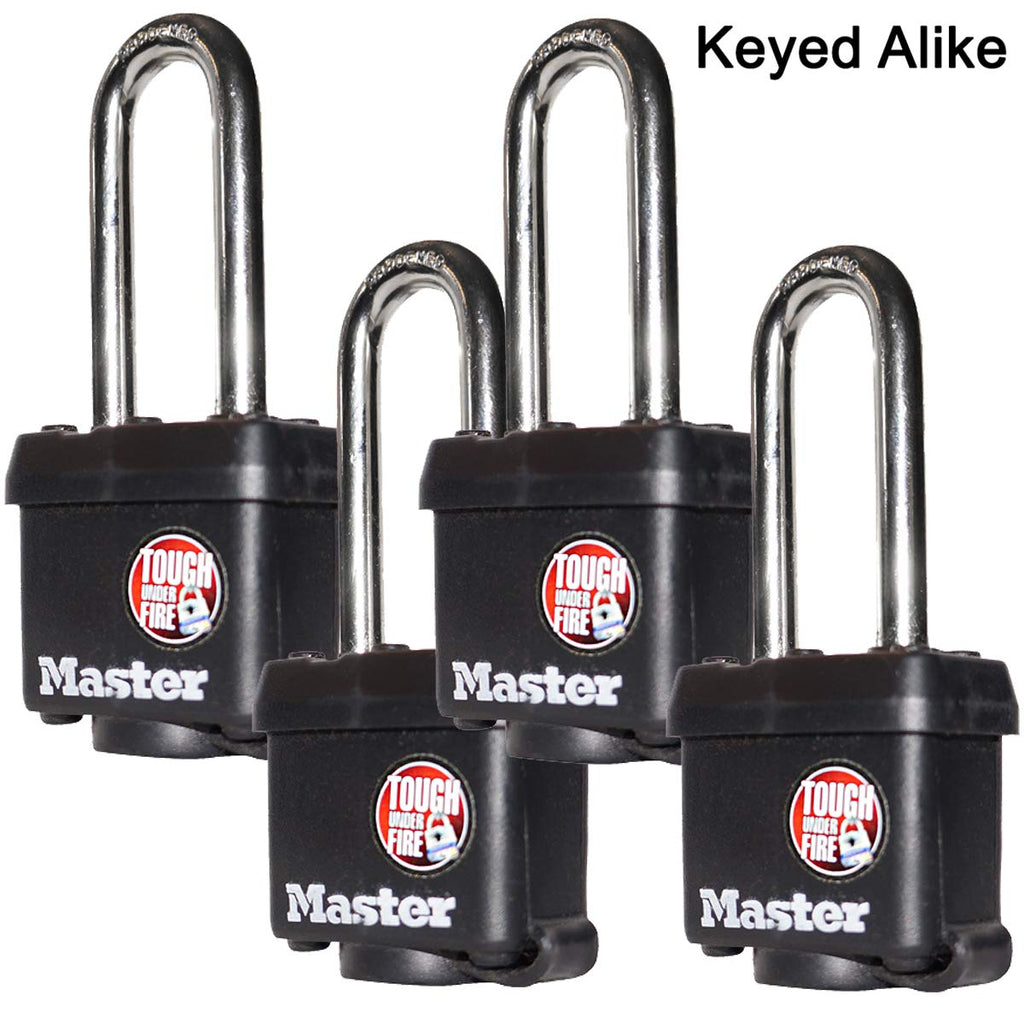 Keyed Alike Padlocks with Thermoplastic Coating L43861