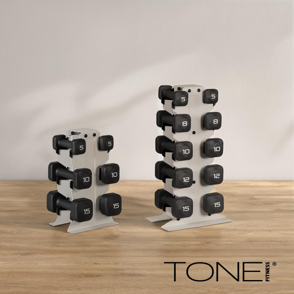 Neoprene Dumbbell Set with Storage Rack P80229
