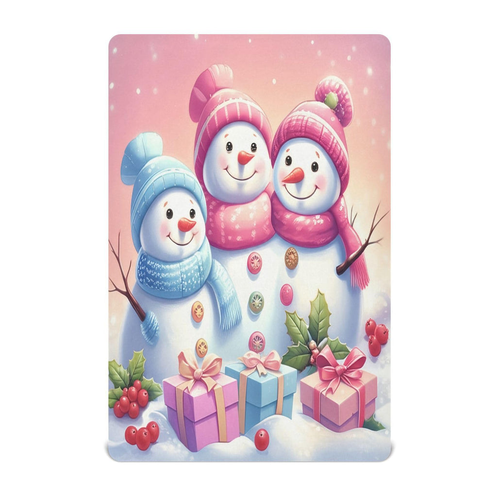 Christmas Snowmen Crib Sheet 52" x 28" S11191