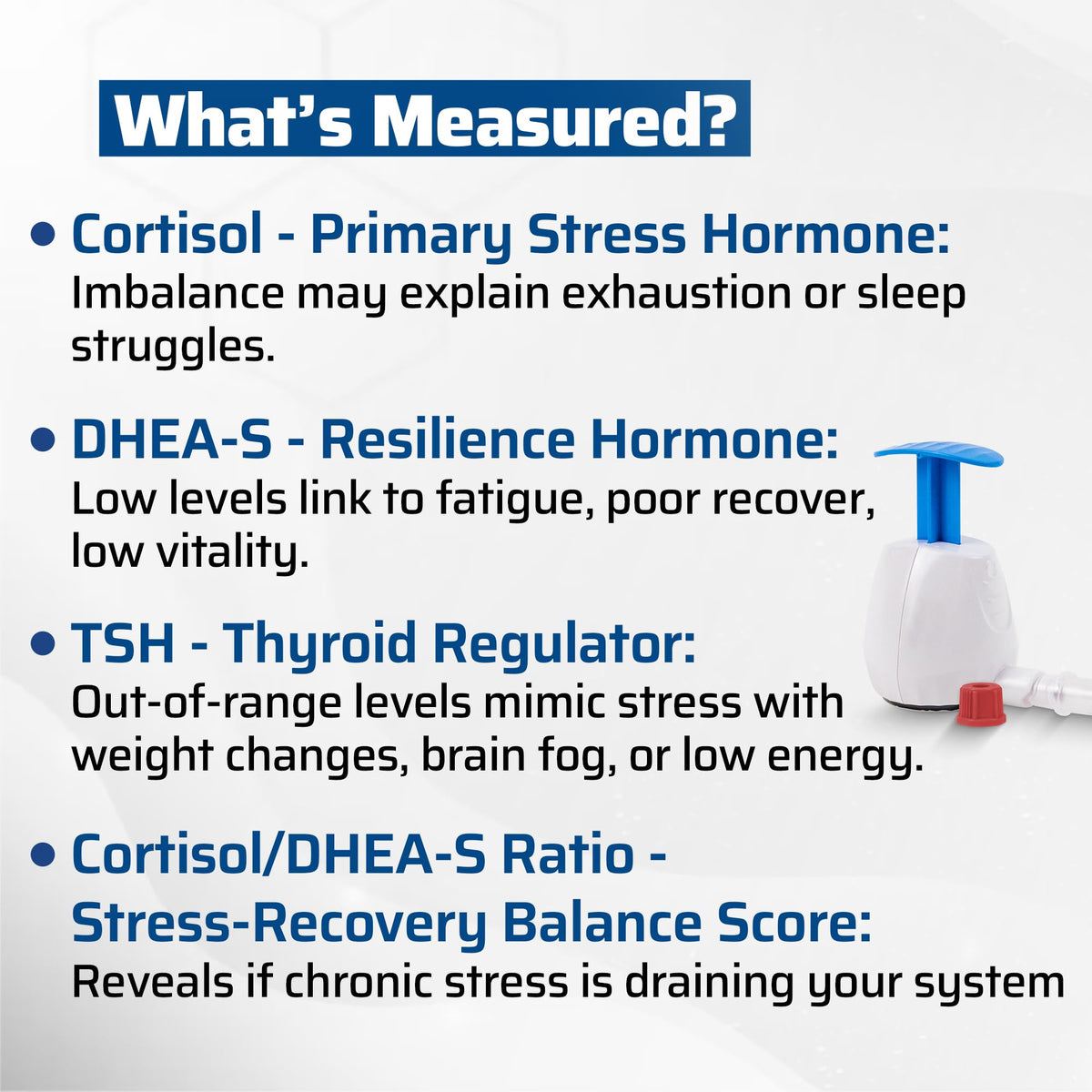 4-in-1 Cortisol DHEA-S TSH Test Kit T796