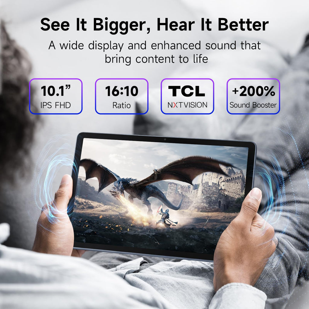 Android Tablet 10.1" FHD Display 4+128GB D364