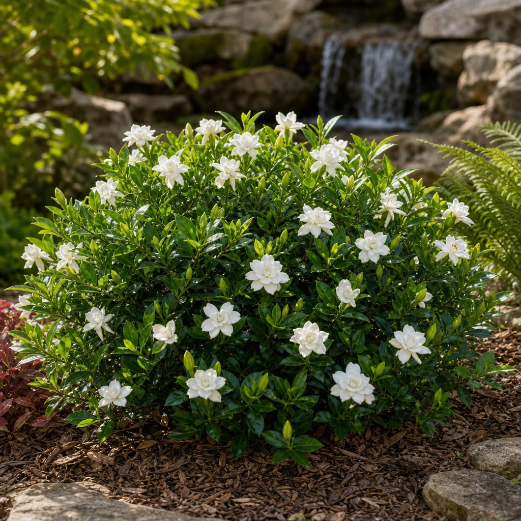 2 Extra Large 3 Gallon Frostproof Gardenia Jasminoides Fragrant Evergreen Shrub L219964