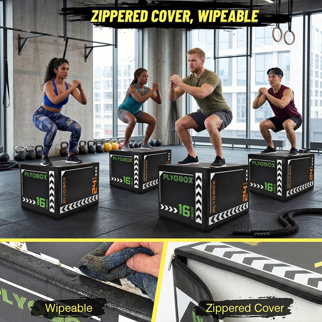 3-in-1 Plyometric Jump Box M54163