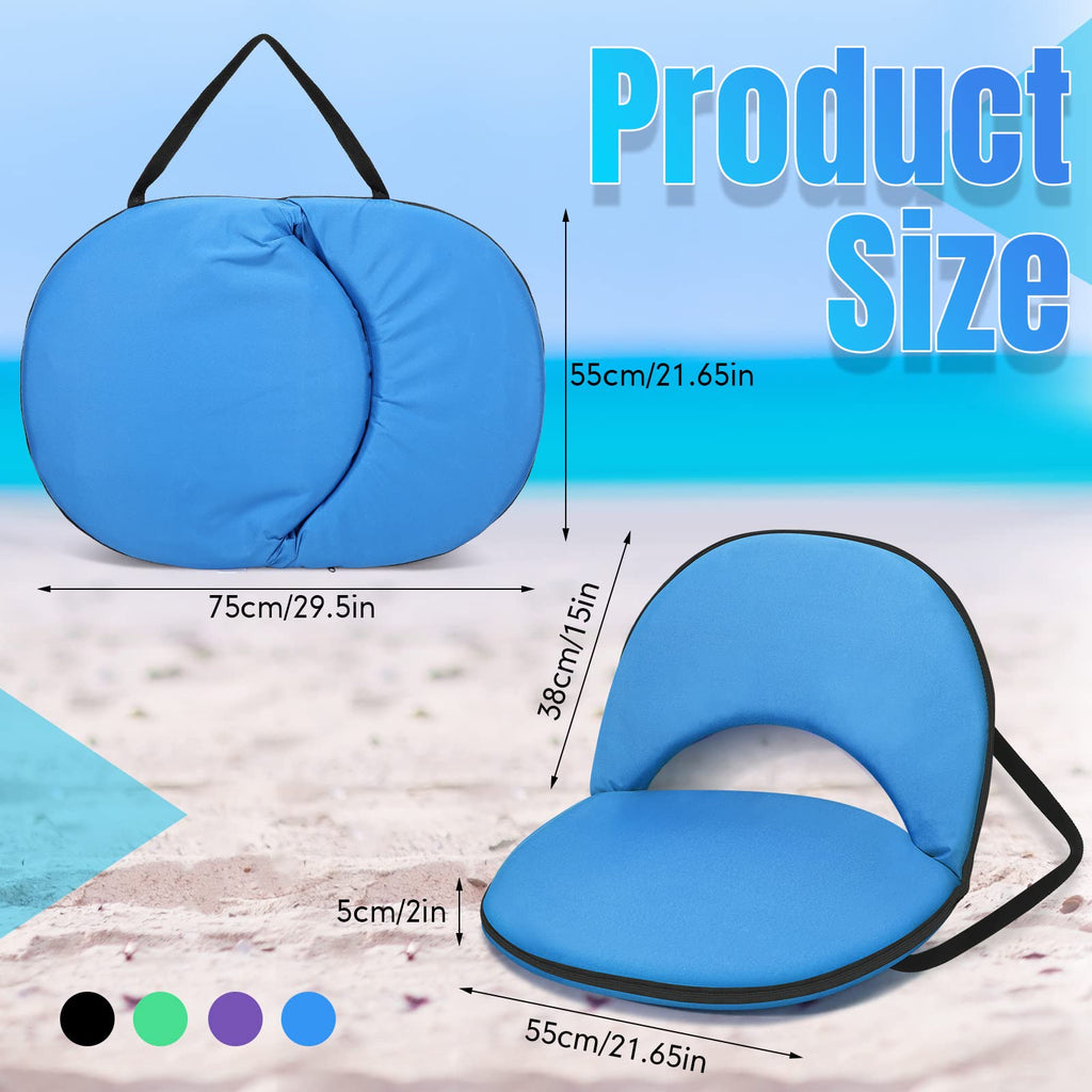4 Pcs Stadium Seats with Back Support V841