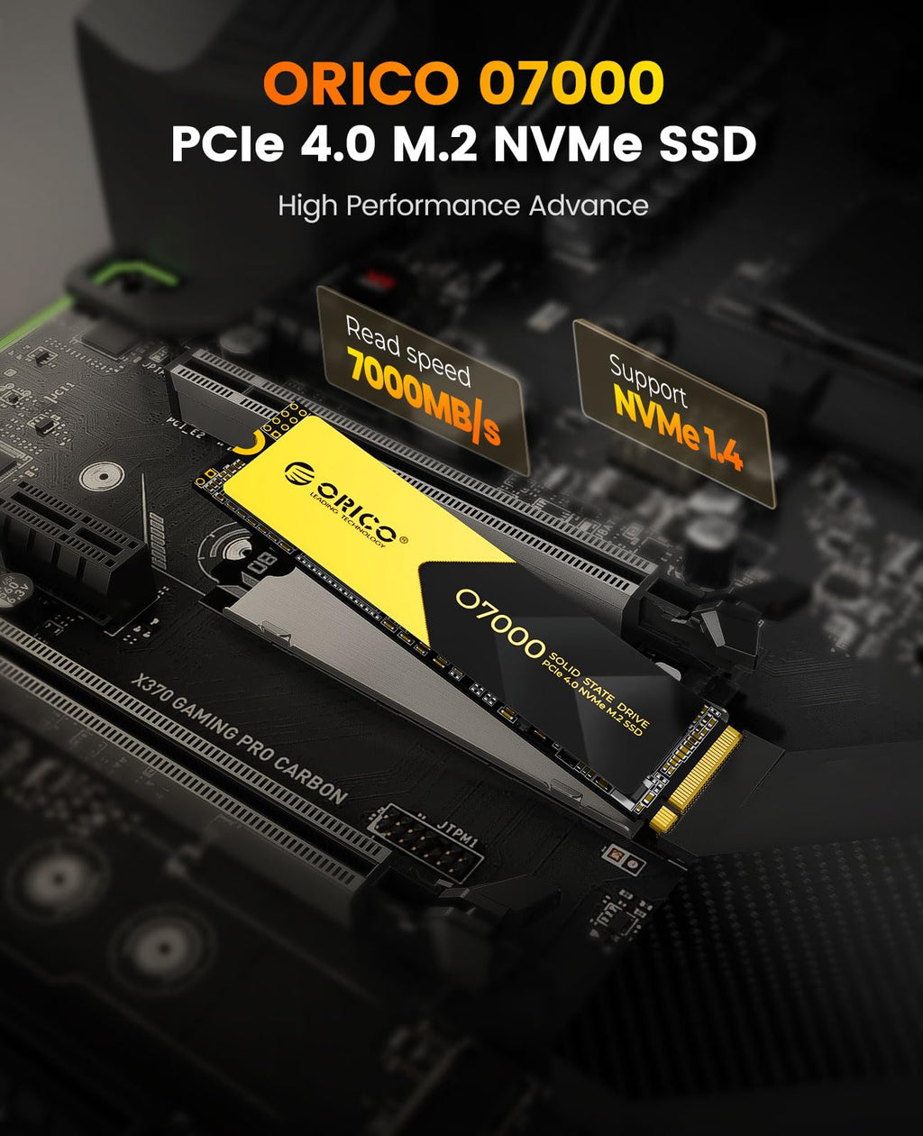 1TB NVMe PCIe 4.0 M.2 2280 Internal Solid State Drive Y821645