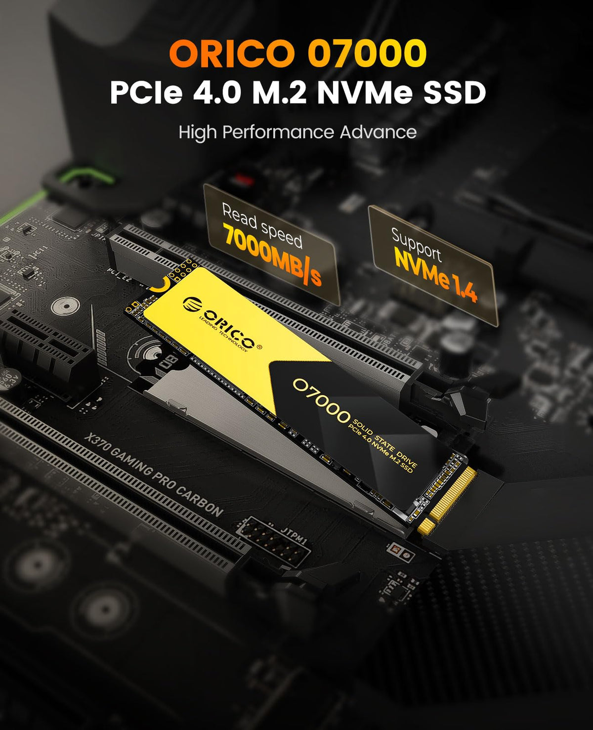 1TB NVMe PCIe 4.0 M.2 2280 Internal Solid State Drive Y821645