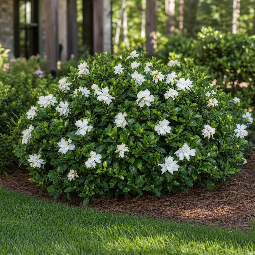 2 Extra Large 3 Gallon Frostproof Gardenia Jasminoides Fragrant Evergreen Shrub L219964