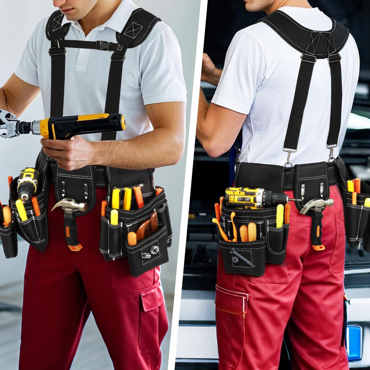 Tool Belt with Suspenders B9723