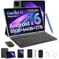 Black 10.1 inch Android 16 Tablet with Keyboard B991861