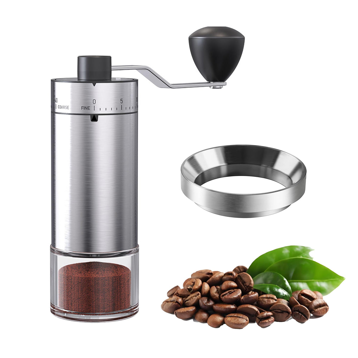 Manual Coffee Bean Grinder with Ceramic Conical Burr V9816