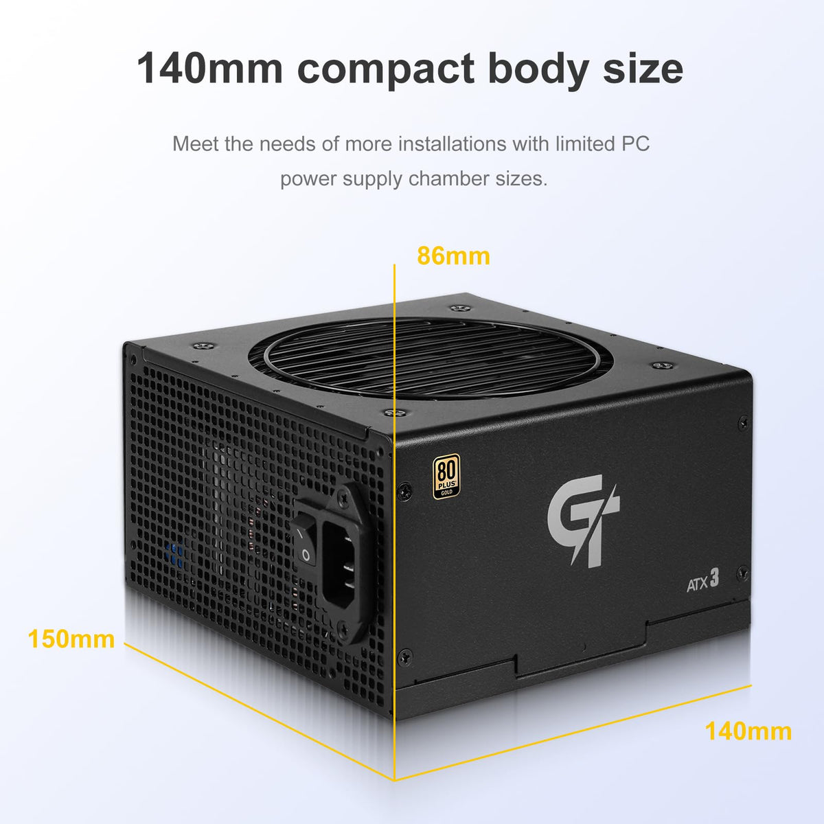 750W Fully Modular ATX 3.1 Power Supply Black K154433
