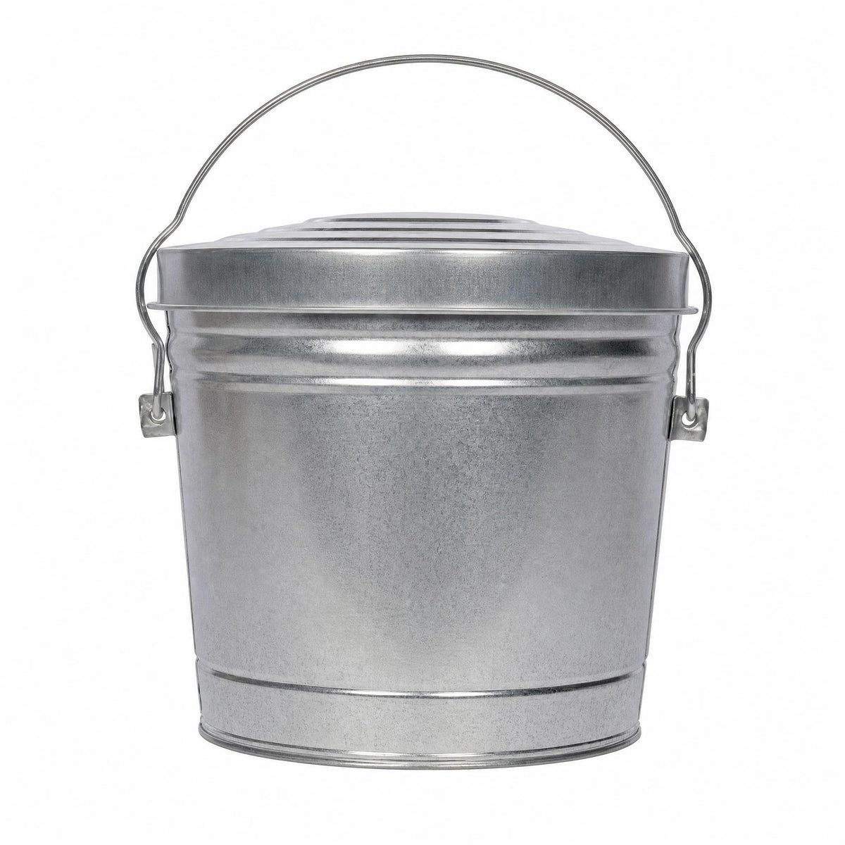 6 Gallon Galvanized Steel Storage Can with Locking Lid A56367