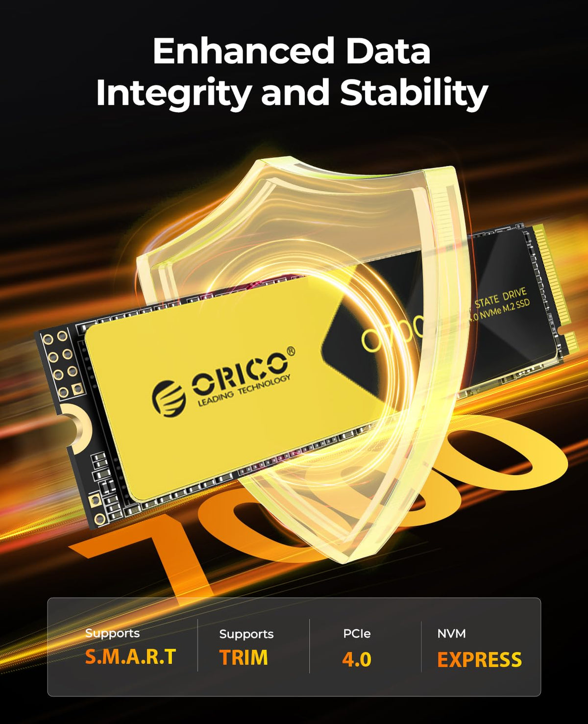 1TB NVMe PCIe 4.0 M.2 2280 Internal Solid State Drive Y821645