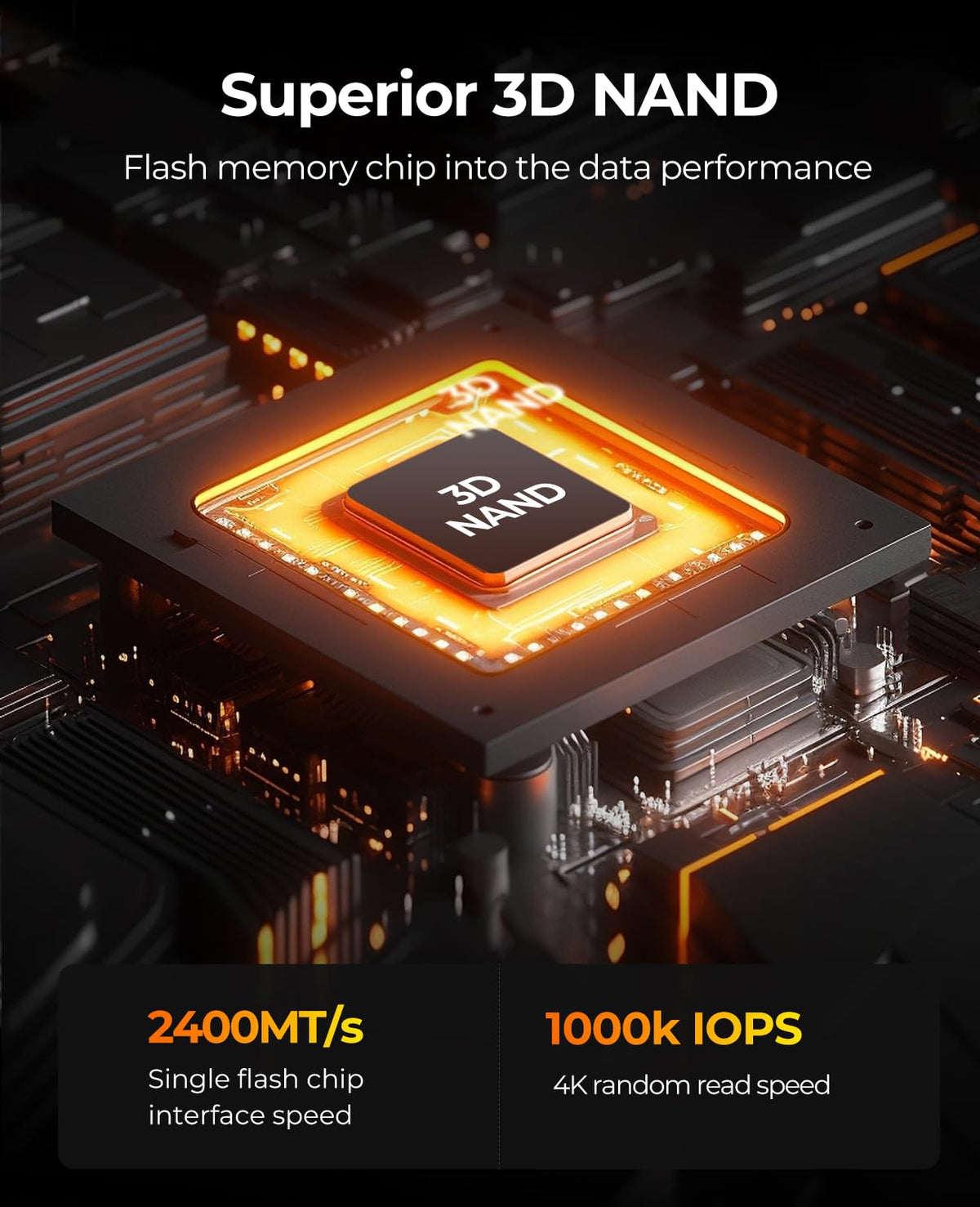 1TB NVMe PCIe 4.0 M.2 2280 Internal Solid State Drive Y821645