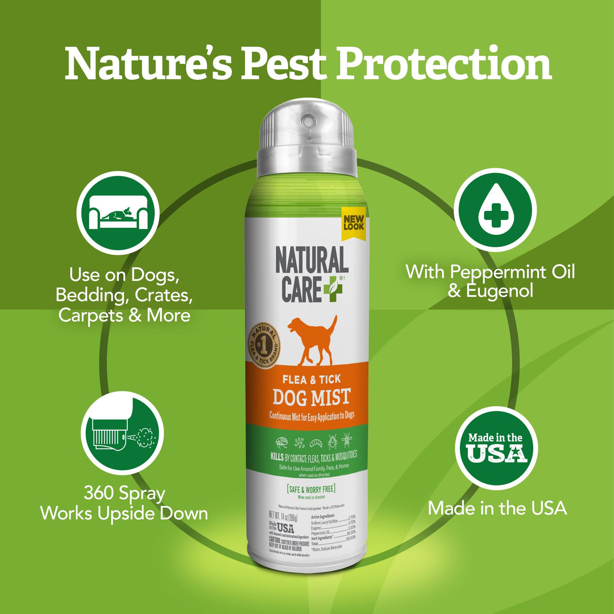 Flea & Tick Spray for Dogs 14oz G872