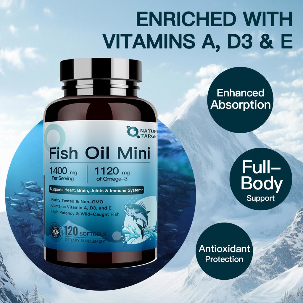 Fish Oil 1400 mg 120 Softgels G46782