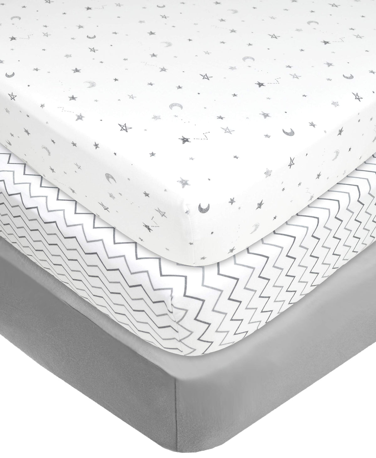 Mini Crib Mattress and 3 Pack Fitted Mini Crib Sheet Set B98808