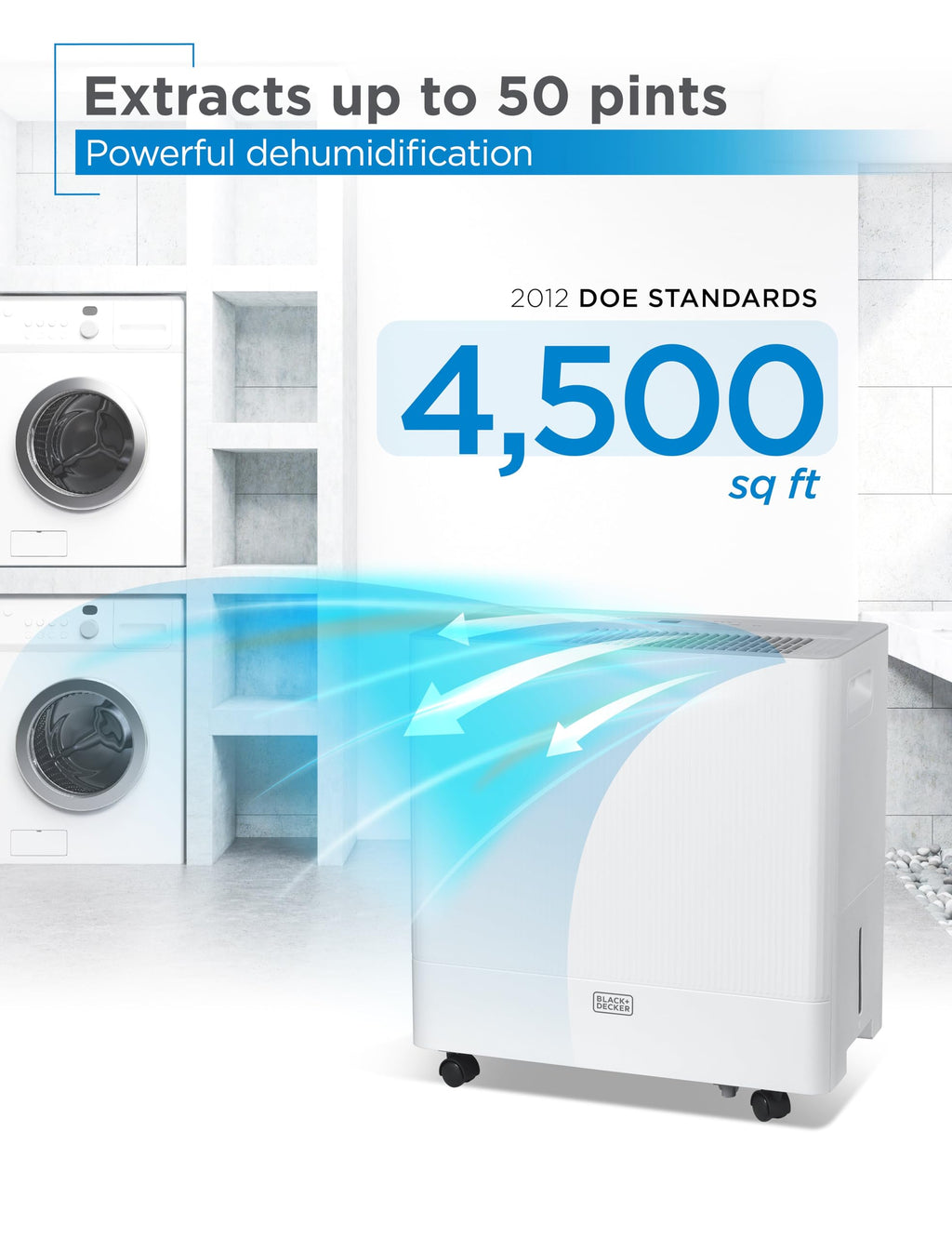 50-Pint Portable Dehumidifier Z255671