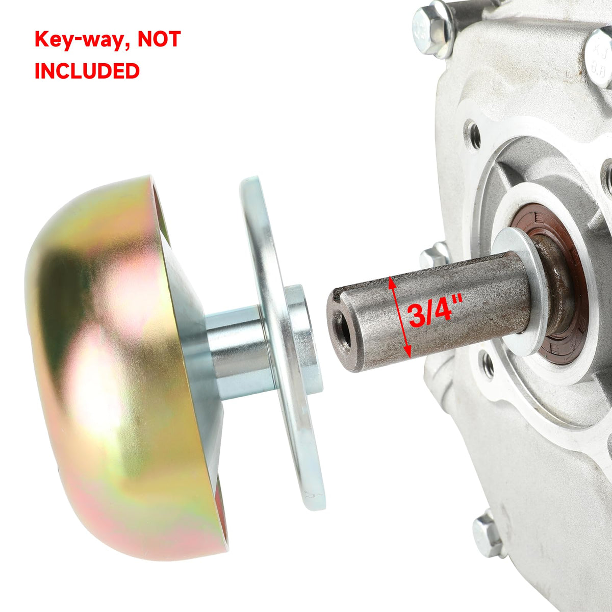 30 Series Torque Converter Driver Clutch 3/4" Bore with Drive Belt Z432332