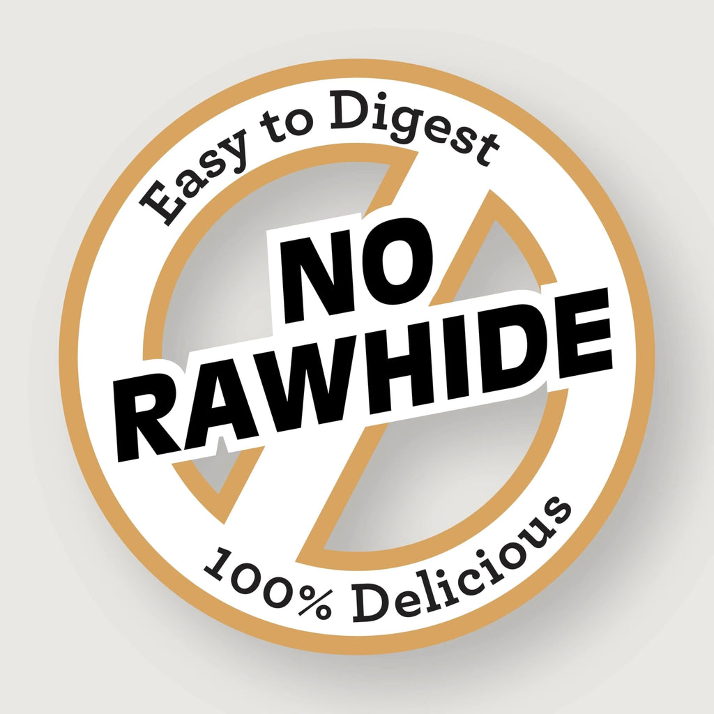 Peanut Butter Pork Flavor Rawhide-Free Dog Chews 6 Twistz T761440