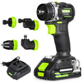 21V Cordless Brushless Multi-Head Drill Driver Kit P620161