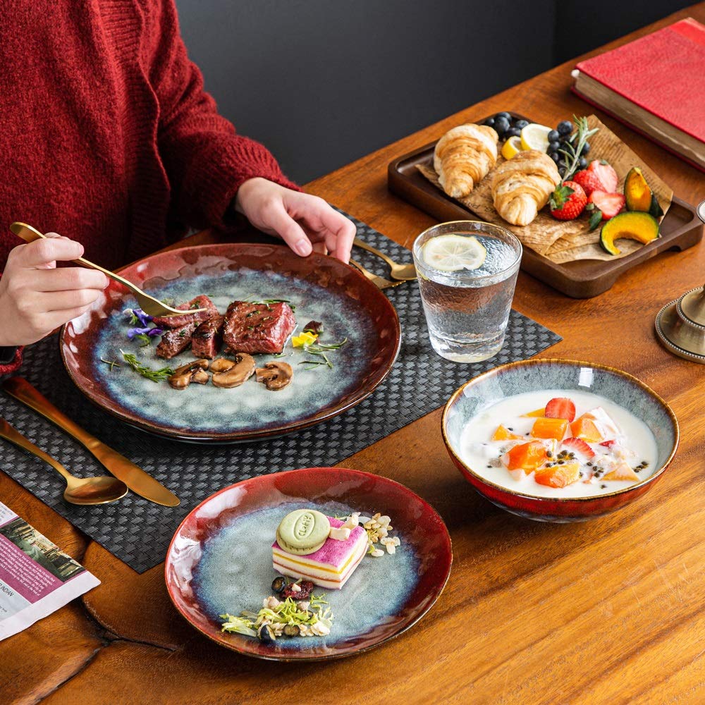 Ceramic 12-Piece Stoneware Dinner Set B7109