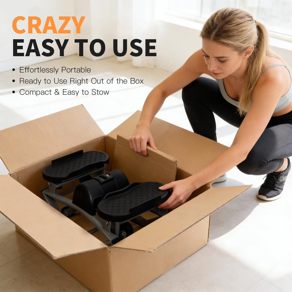 Aerobic Step Platform Rocking Fitness Machine W686319