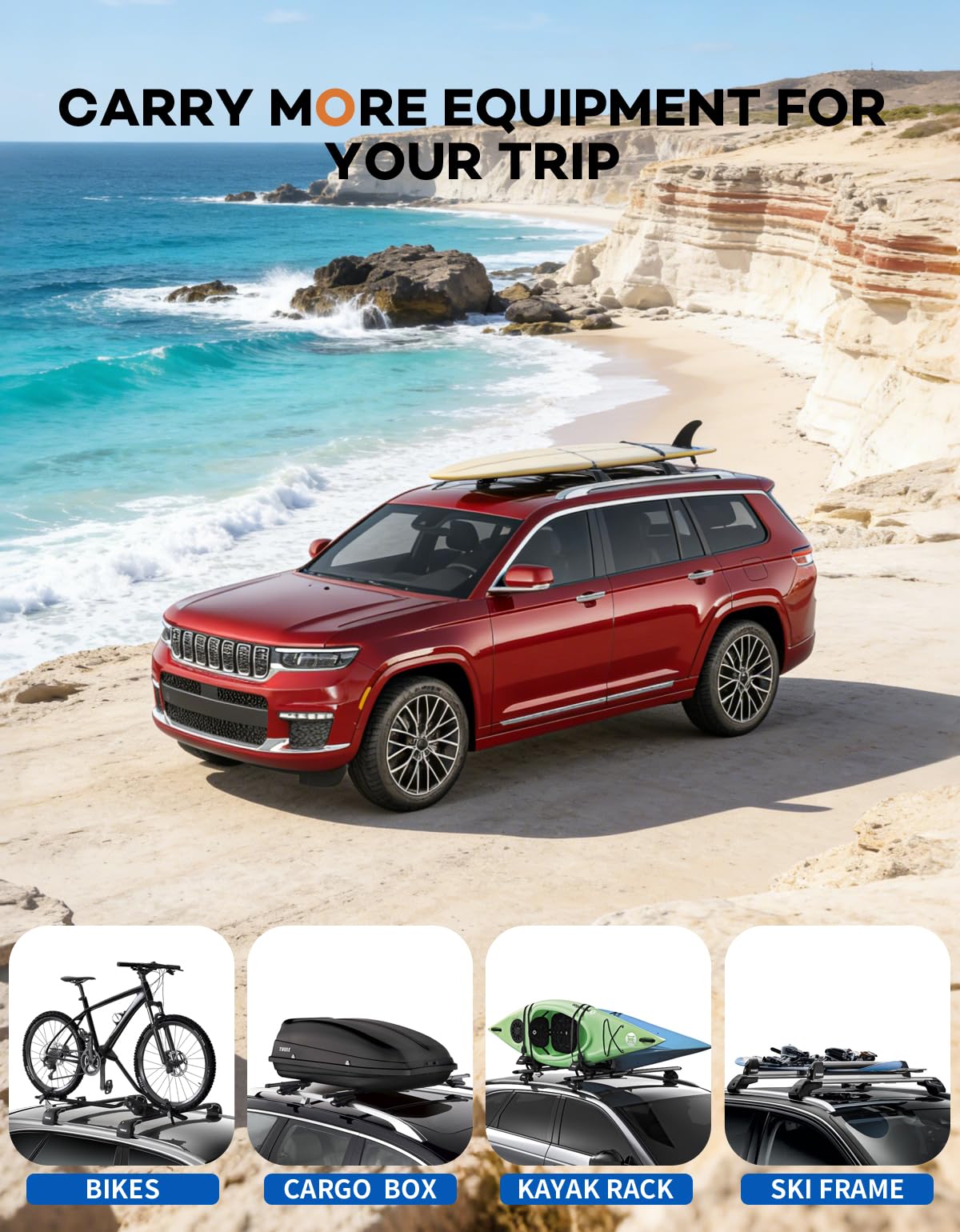 Roof Rack Cross Bars O1400