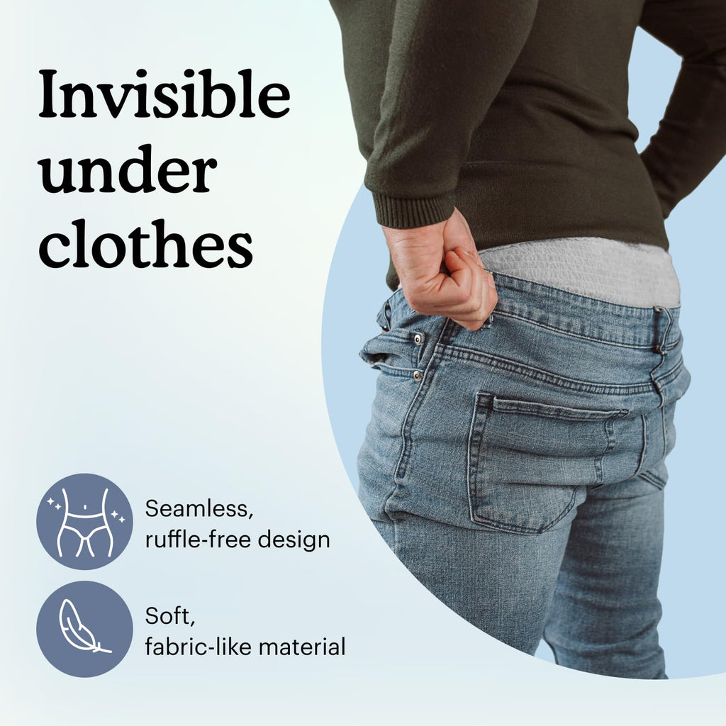 Maximum Incontinence Underwear for Men, Grey, Large, 80 Count K878381