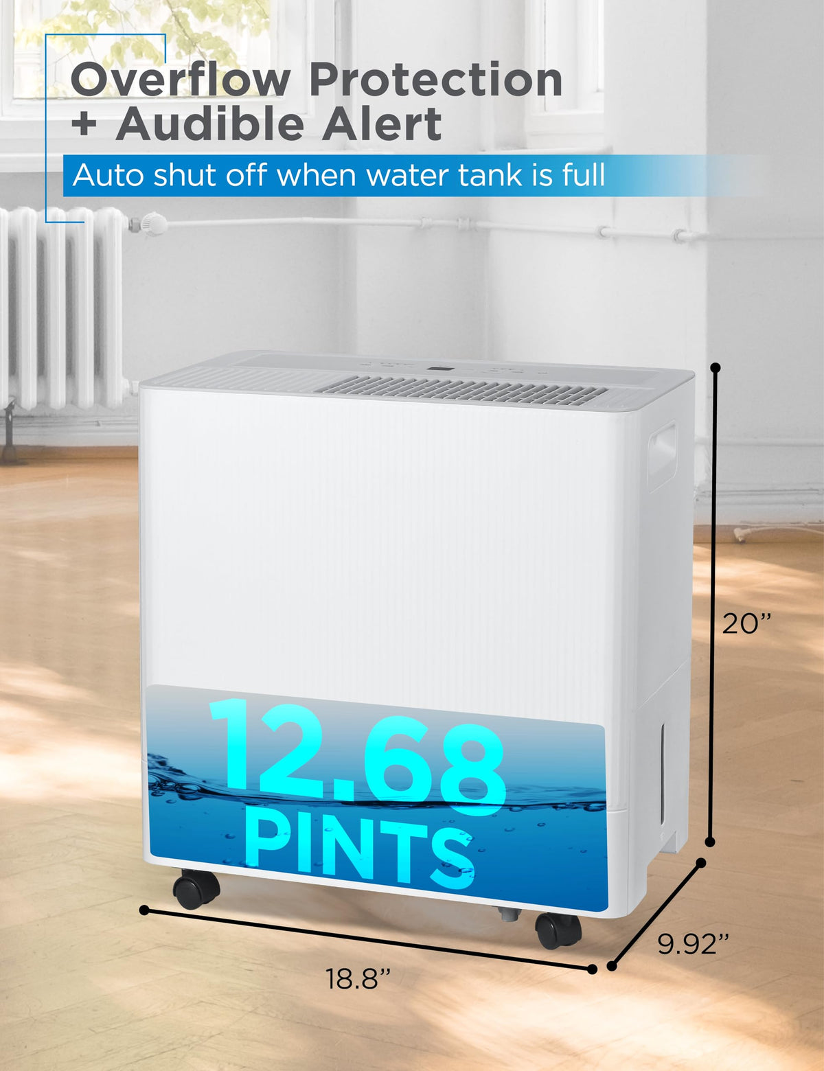 50-Pint Portable Dehumidifier Z255671