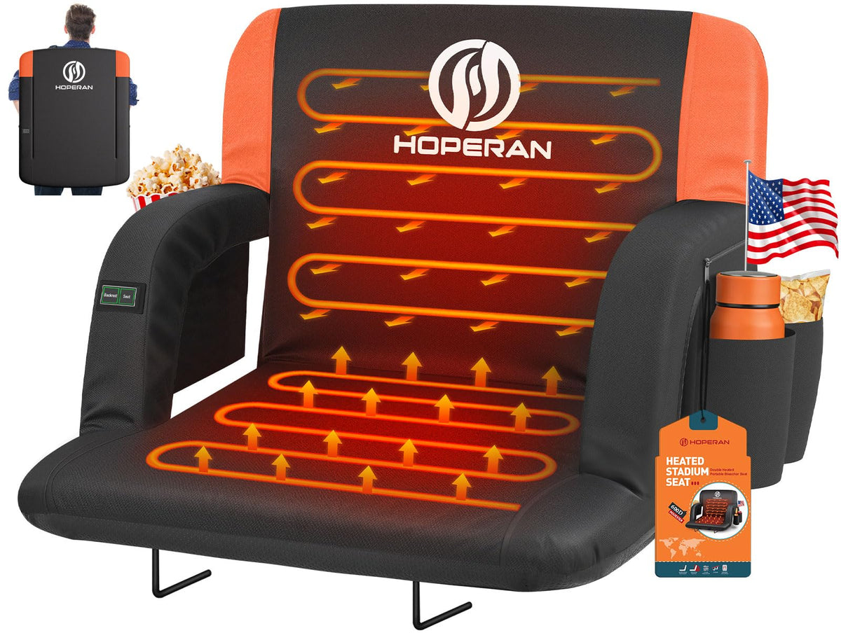 Heated Stadium Seats for Bleachers with Back Support O80977