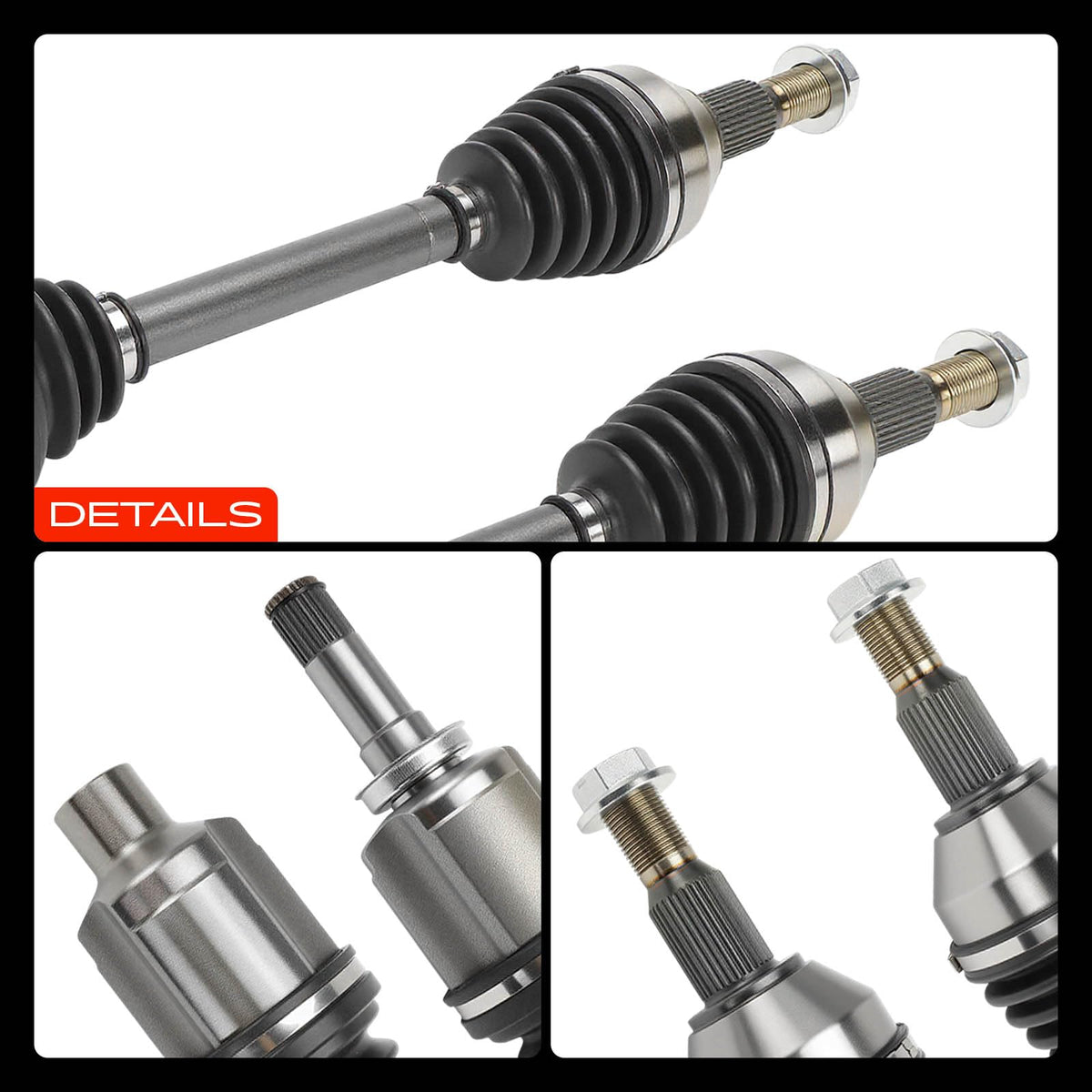Set of 2 Front CV Axle Shaft Assembly K3902