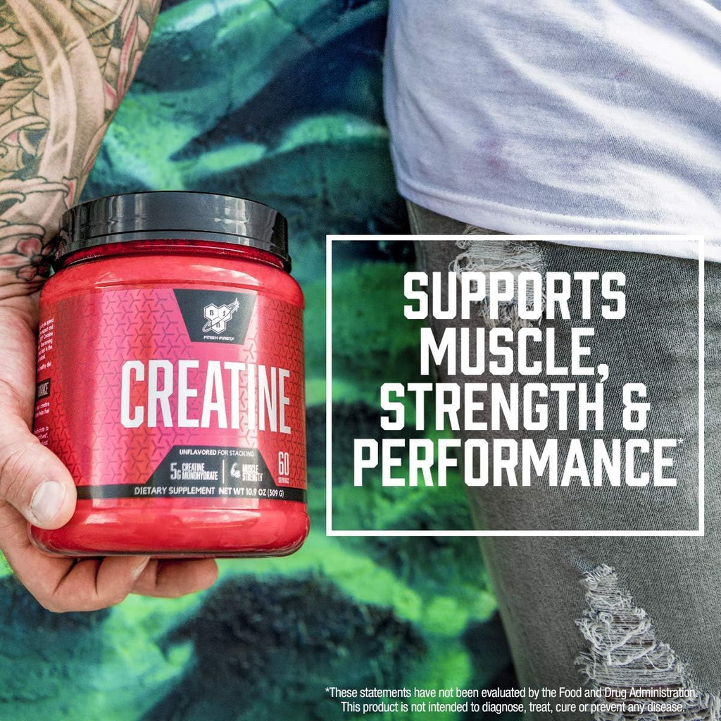 Micronized Creatine Monohydrate Powder, 5g per Serving, 60 Servings C20955