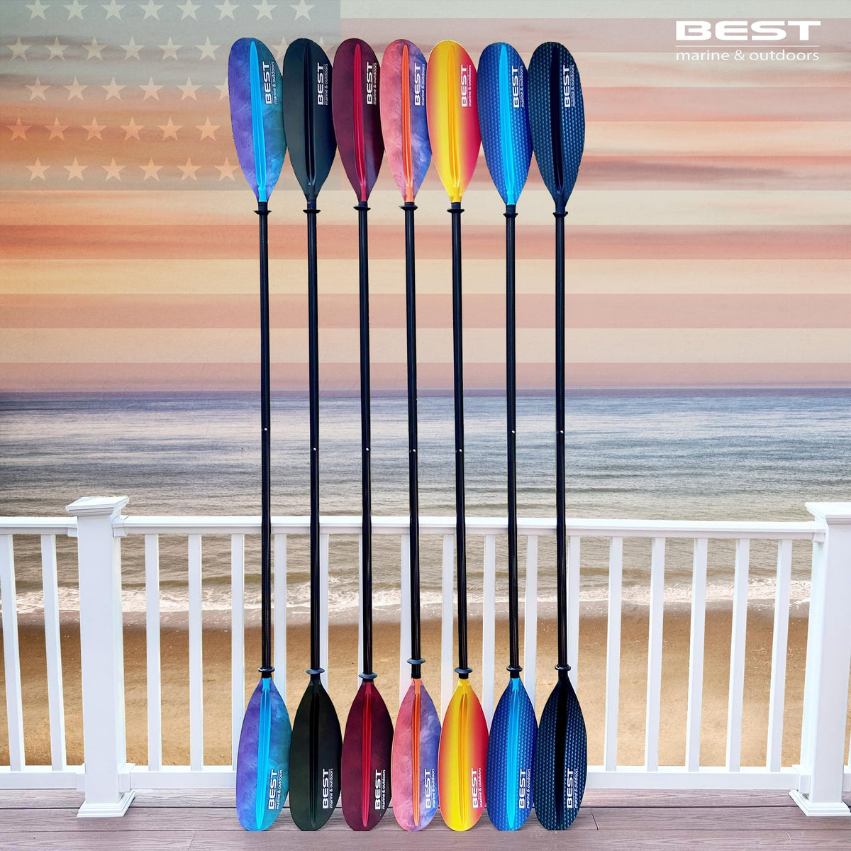 Carbon Fiber 2-Piece Kayak Paddle L325
