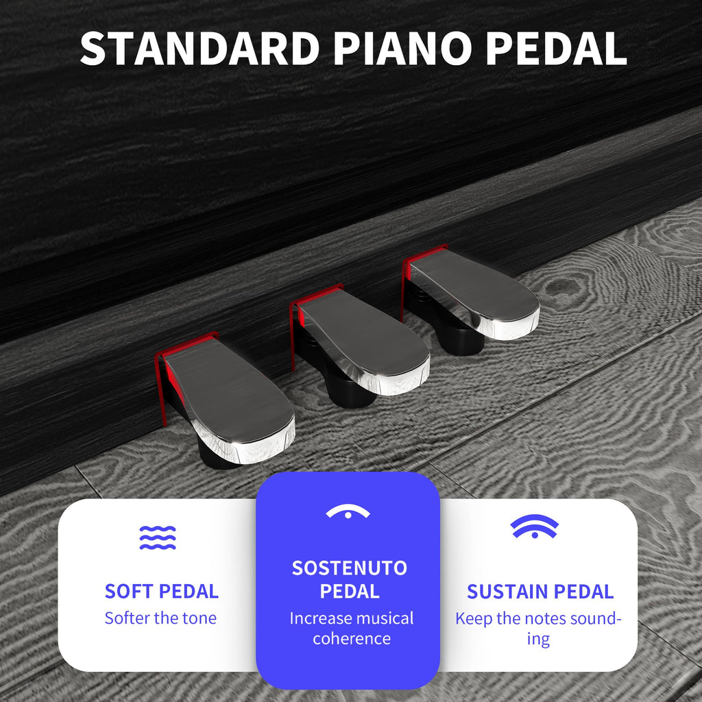 88 Keys Fully Weighted Digital Piano Keyboard L6392