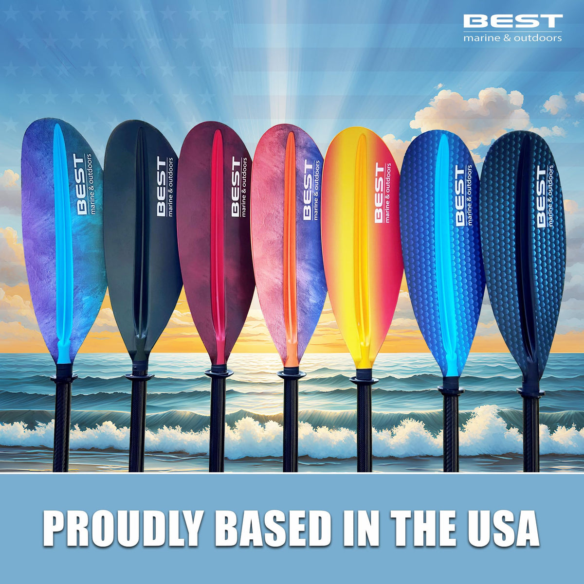 Carbon Fiber 2-Piece Kayak Paddle L325