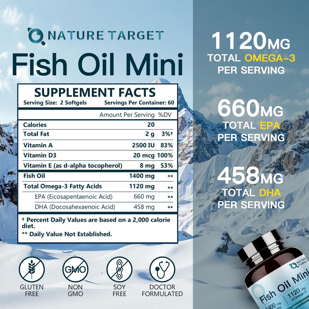Fish Oil 1400 mg 120 Softgels G46782