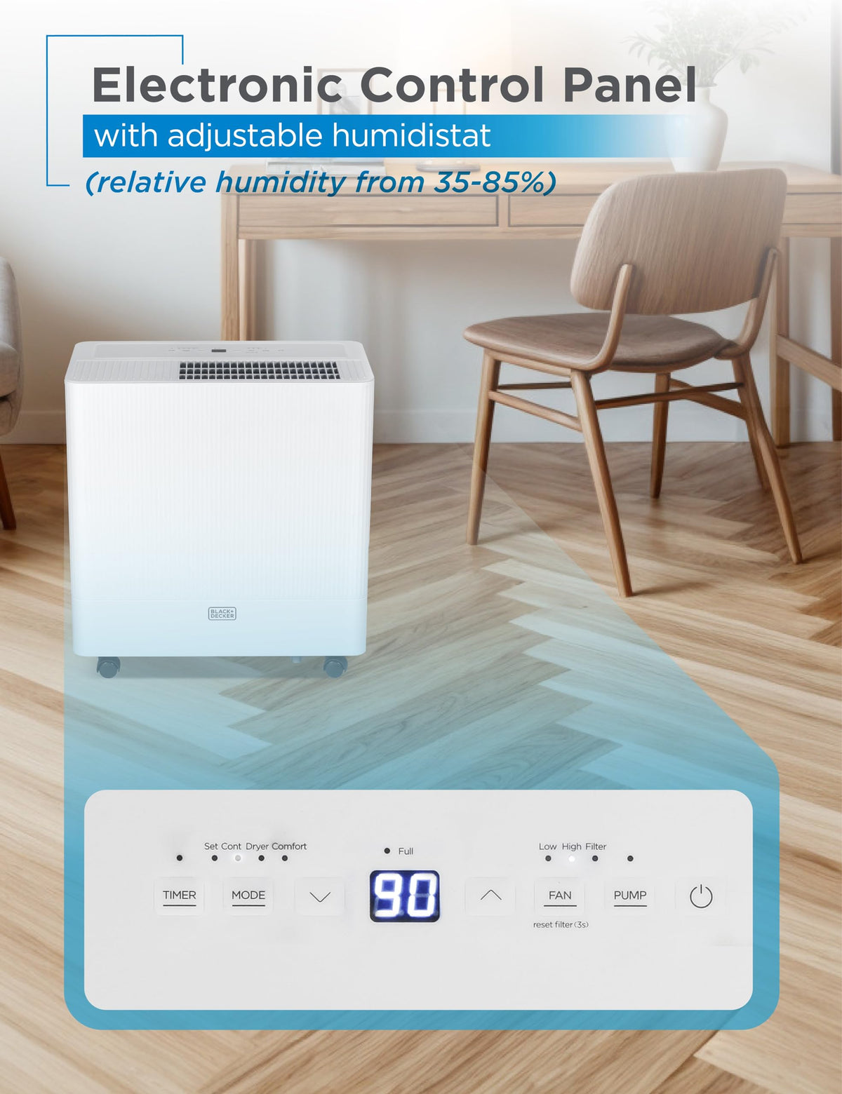 50-Pint Portable Dehumidifier Z255671