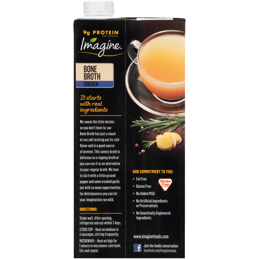 Organic Chicken Bone Broth 32 Oz (Pack of 12) R277