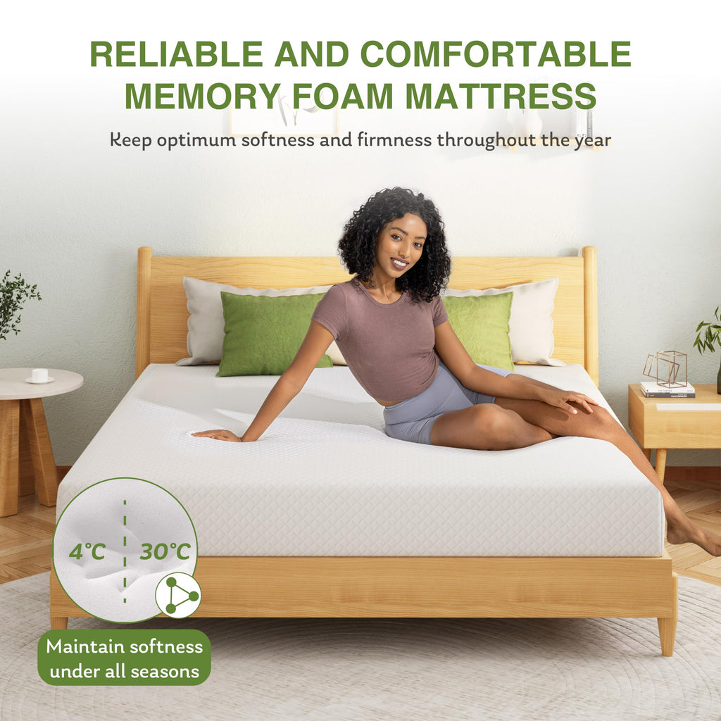 Full Size 8 Inch Medium Firm Memory Foam Mattress R972262