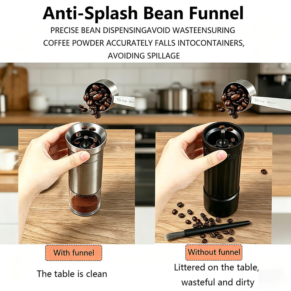 Manual Coffee Bean Grinder with Ceramic Conical Burr V9816