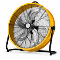 Industrial Drum Fan, 3-speed High Velocity Air Circulator With 5 Aluminum Blades, Adjustable Tilt Metal Floor Fan, 20in Y789