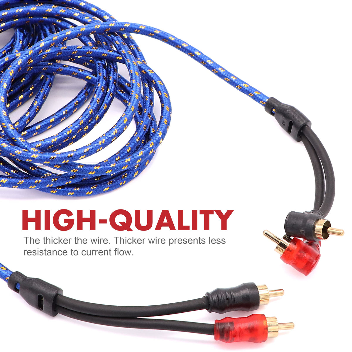 0 Gauge 3000W Amp Wiring Kit with 100A AGU Fuse I4322