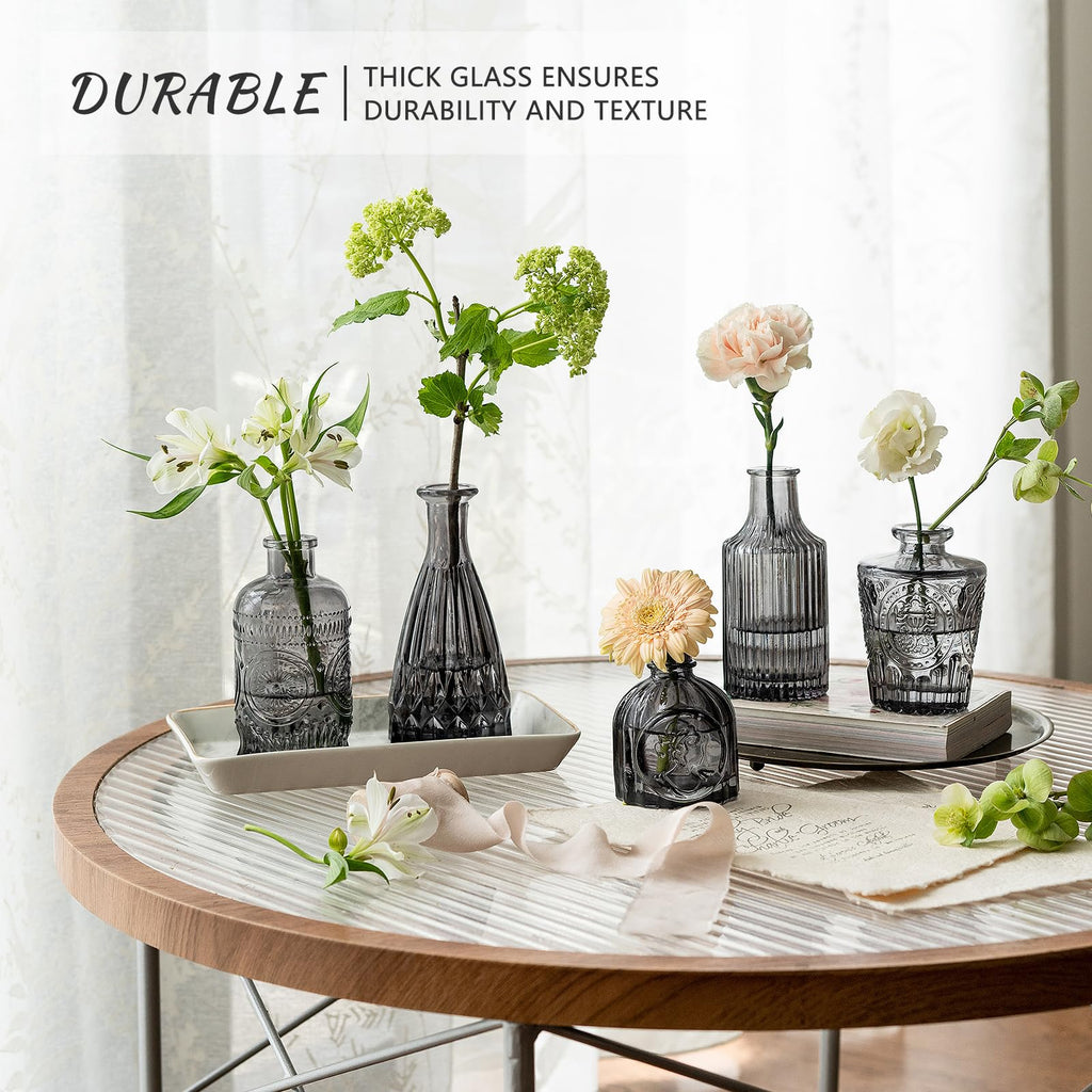 Glass Bud Vases Set of 12 K635