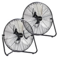 20" High Velocity Floor Fan 2 Pack O7766